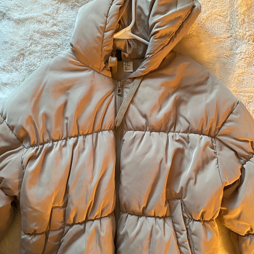 Forever 21 Light Tan Puffer Jacket
